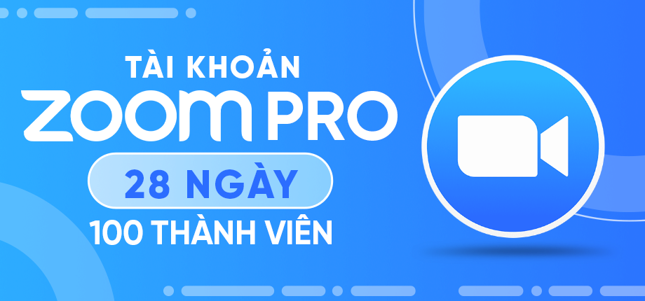 Zoom Pro 28 Ngày - Tài khoản